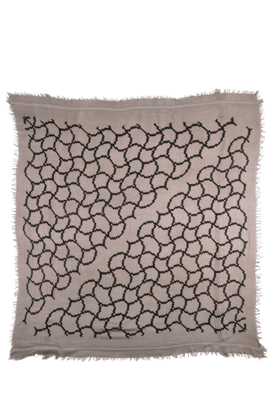 ROME Γκρι Καφέ Φουλάρι