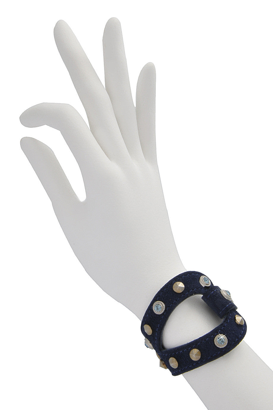 Δερμάτινο Μπλε Βραχιόλι - Lk Designs | Κοσμήματα