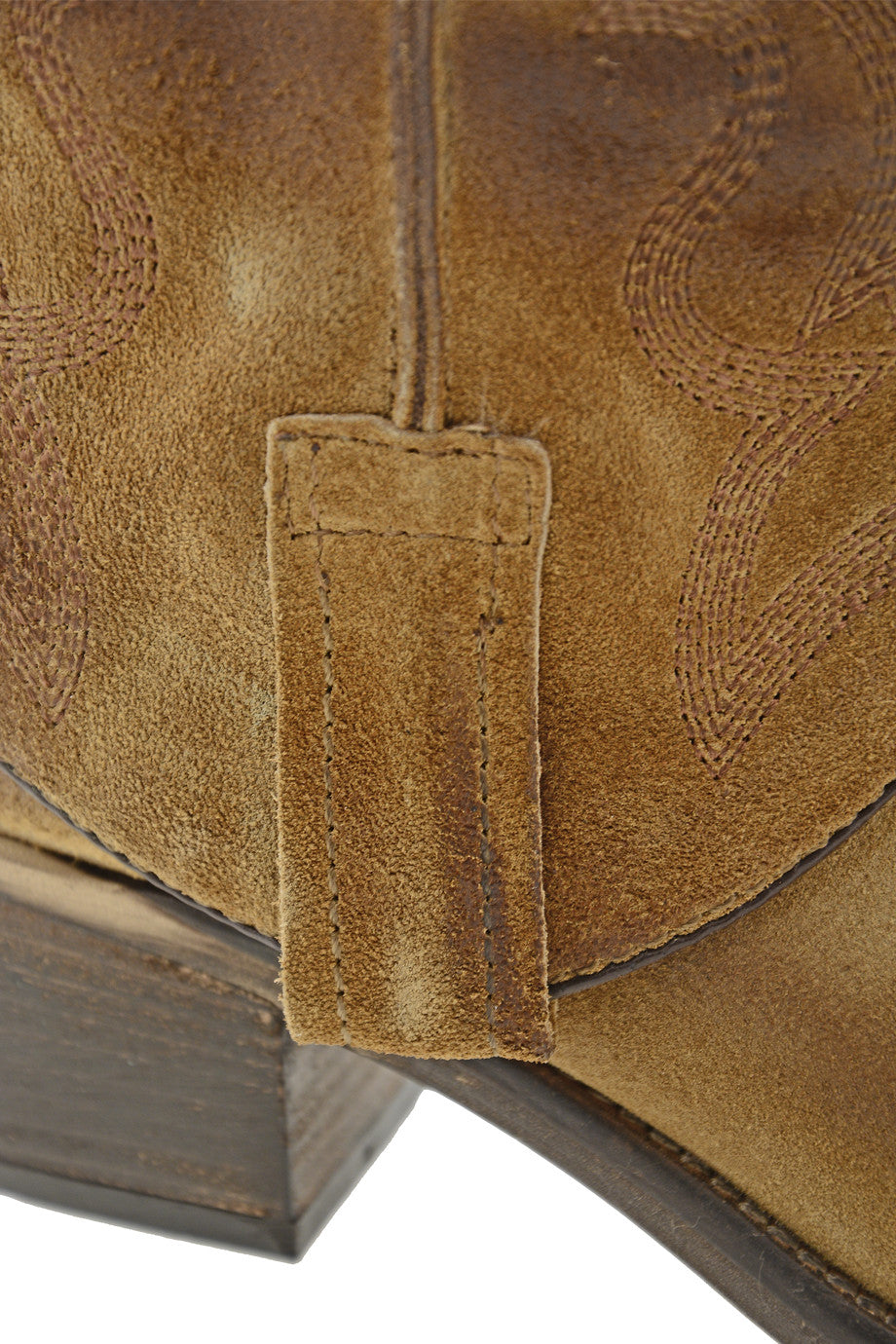 Καμελί Cowboy Δερμάτινα Μποτάκια - Looking | Γυναικεία Παπούτσια