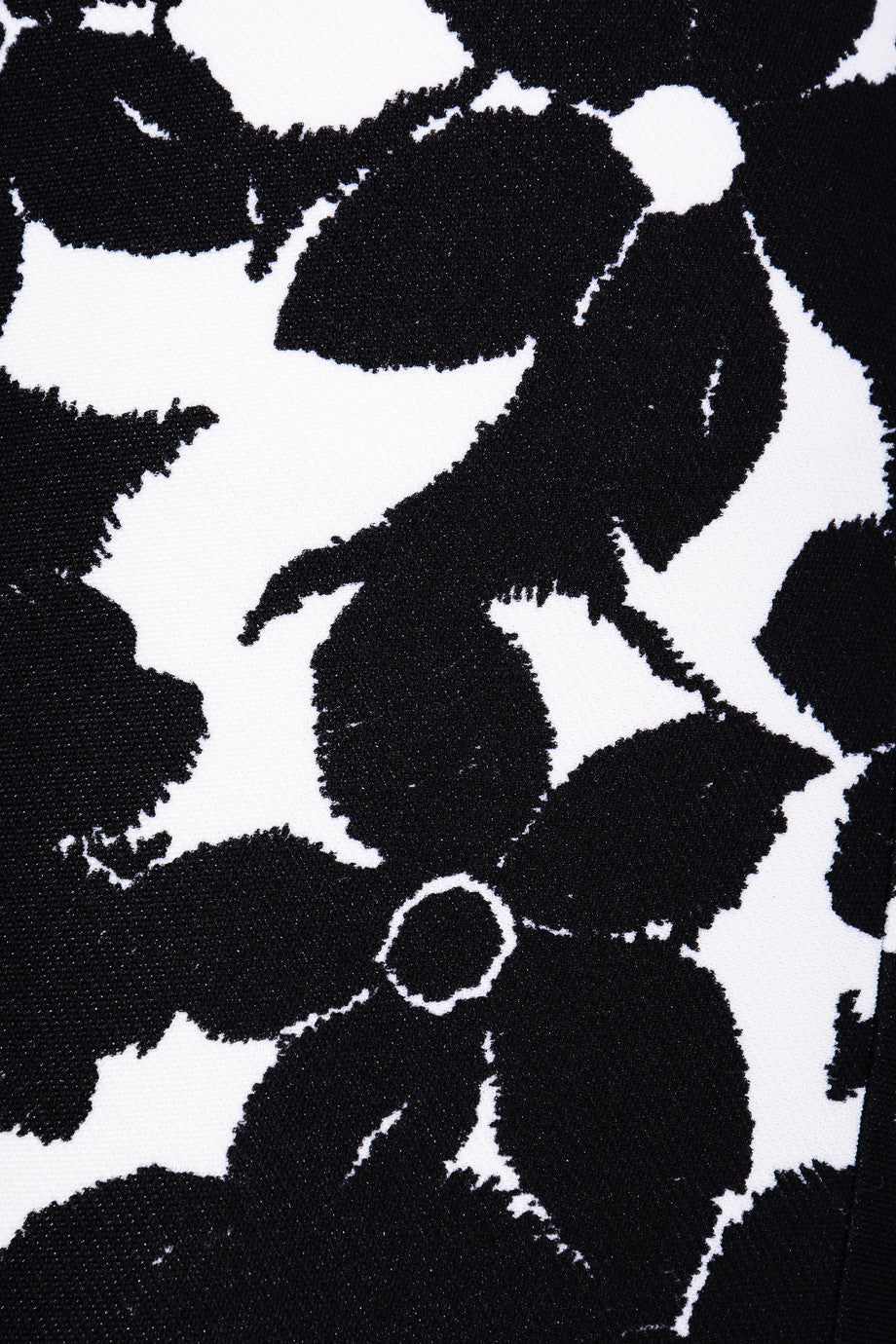 Ασπρόμαυρο Φλοράλ Παντελόνι | Γυναικεία Παντελόνια