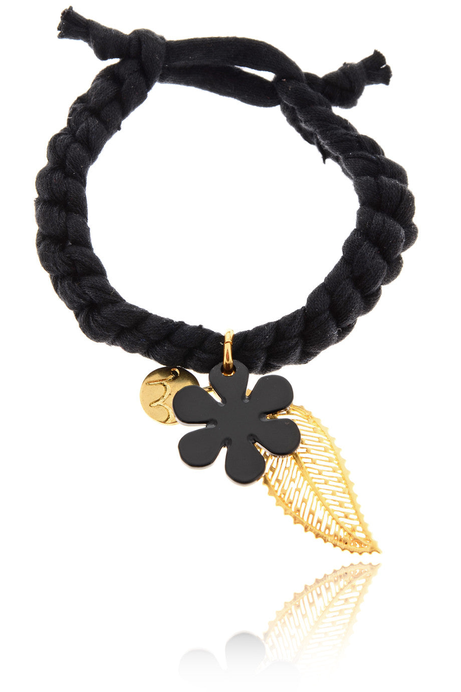 Μαύρο Ελαστικό Βραχιόλι - Mancoti | Κοσμήματα