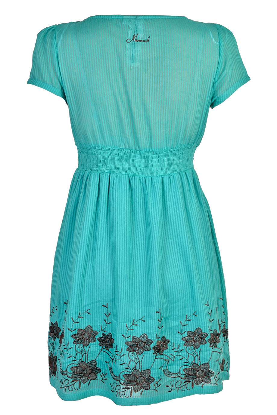 Πετρόλ Φόρεμα με Ρίγες | Φορέματα - Mismash