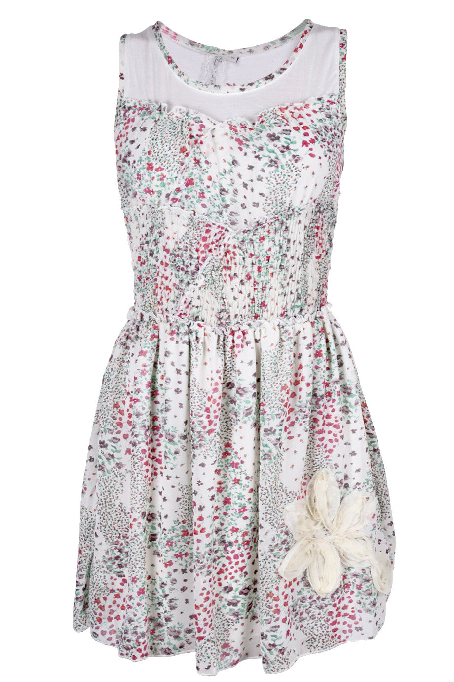 Αμάνικο Φλοράλ Φόρεμα | Φορέματα - Mismash