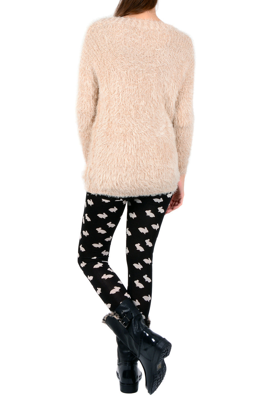 Μαύρο Κολάν με Σχέδια | Γυναικεία Παντελόνια