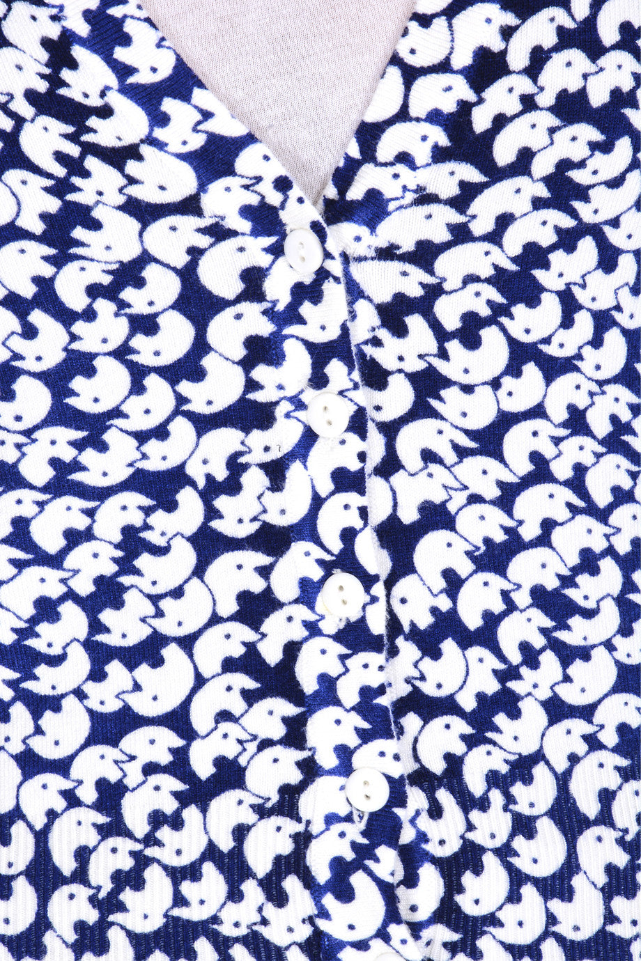 Μπλε Μεσάτη Ζακέτα με Ελέφαντες | Γυναικεία Ρούχα