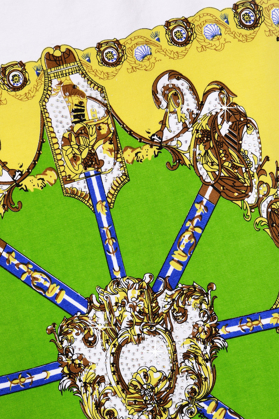 Λευκό Τοπ με Έθνικ Σχέδια | Γυναικεία Ρούχα