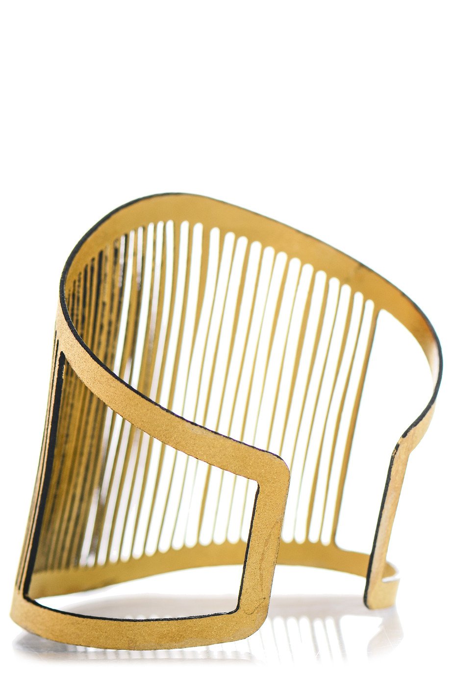 Χρυσό Βραχιόλι Χειροπέδα - Sarina | Κοσμήματα