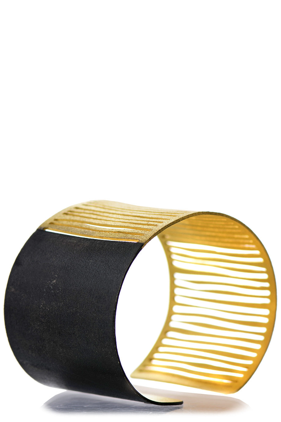 Χρυσό Βραχιόλι Χειροπέδα - Sarina | Κοσμήματα