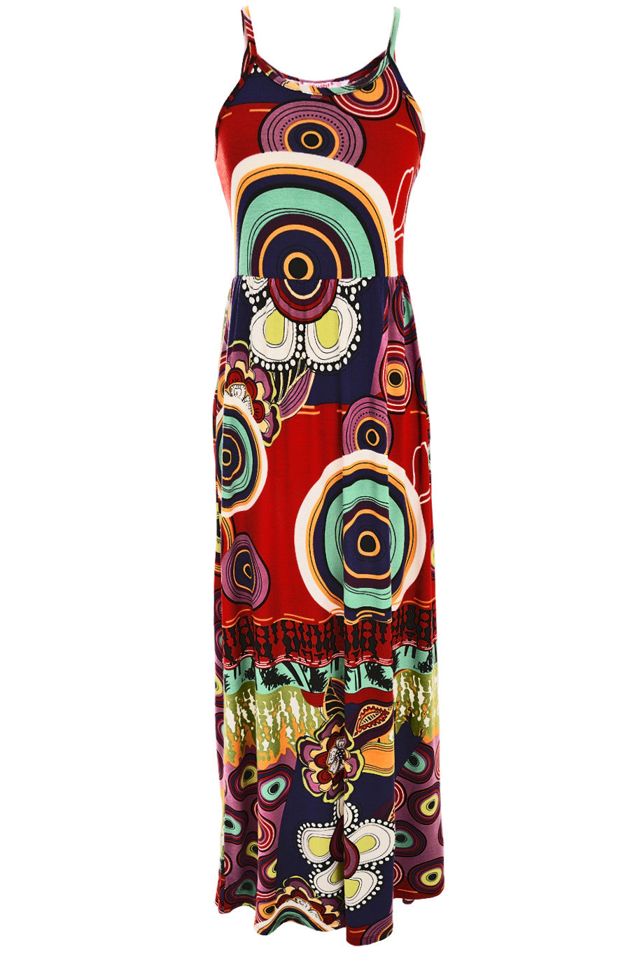 Πολύχρωμο Μάξι Φόρεμα | Φορέματα - Smash!
