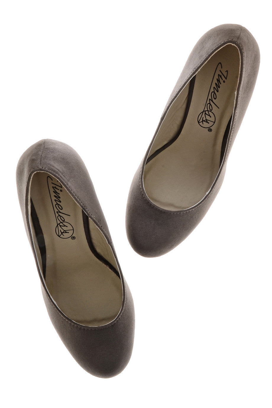 Γκρι Σουέντ Πλατφόρμες | Γυναικεία Παπούτσια