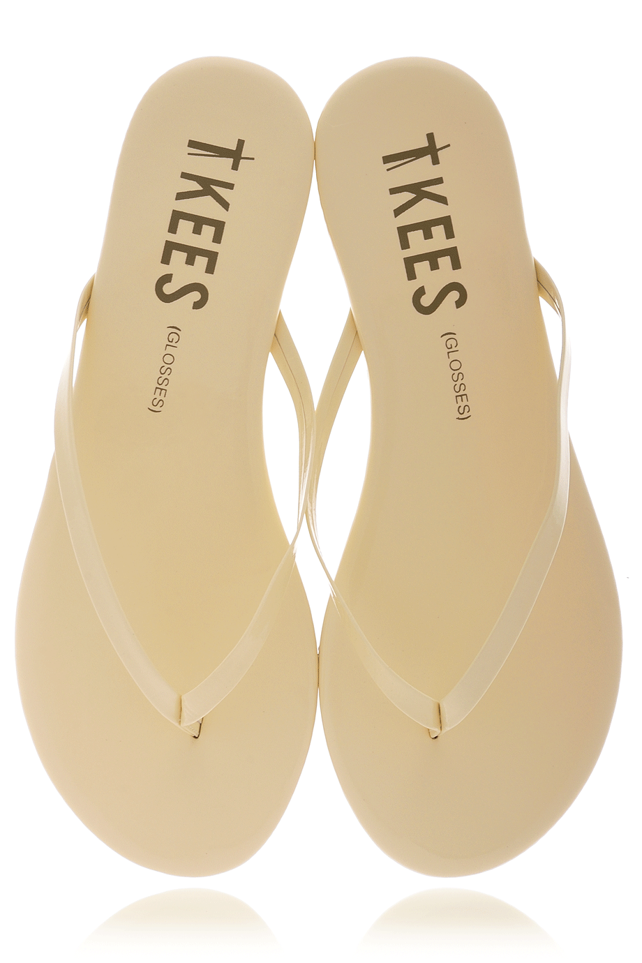 Ιβουάρ Δερμάτινα Σανδάλια - Tkees | Γυναικεία Παπούτσια