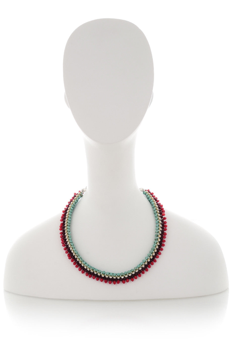 Πλεκτό Κολιέ με Κρύσταλλα - Vanity Her | Κοσμήματα