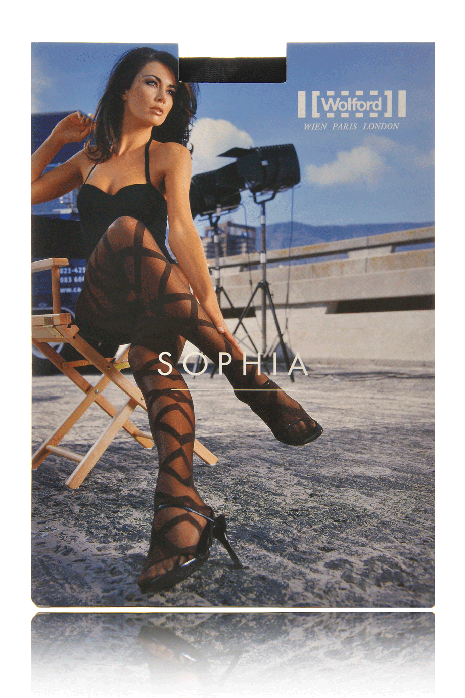 WOLFORD SOPHIA Μαύρο Καλσόν
