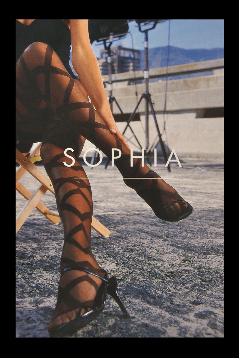 WOLFORD SOPHIA Μαύρο Καλσόν