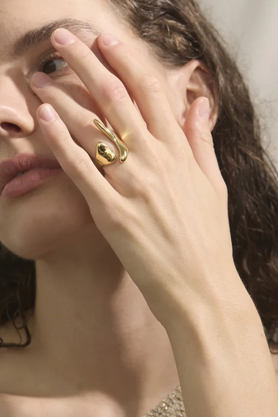 Lunave Δαχτυλίδι με Γλυπτό Σχέδιο | Κοσμήματα - Δαχτυλίδια - Jewelry Rings |  Lunave Sculptural Ring