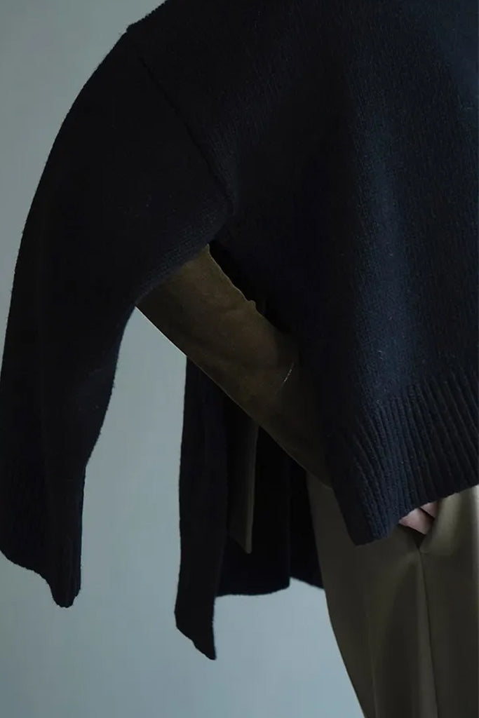 Nerilia Ασύμμετρο Πουλόβερ με Ανοίγματα | Γυναικεία Ρούχα - Πουλόβερ Πλεκτά | Nerilia Assymetrical Sweater