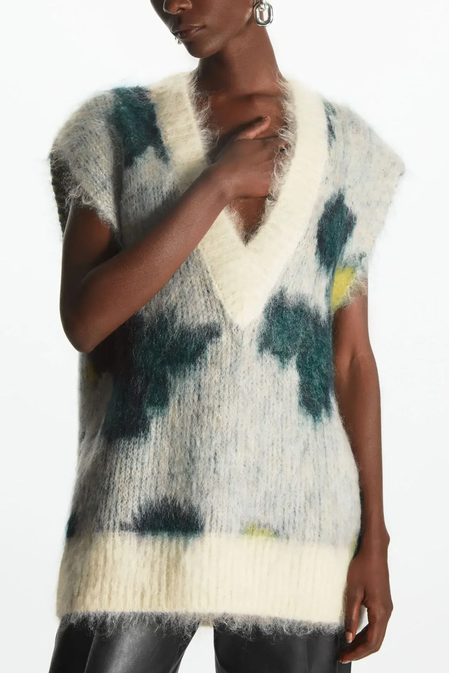 Theane Sleeveless V-Neck Sweater