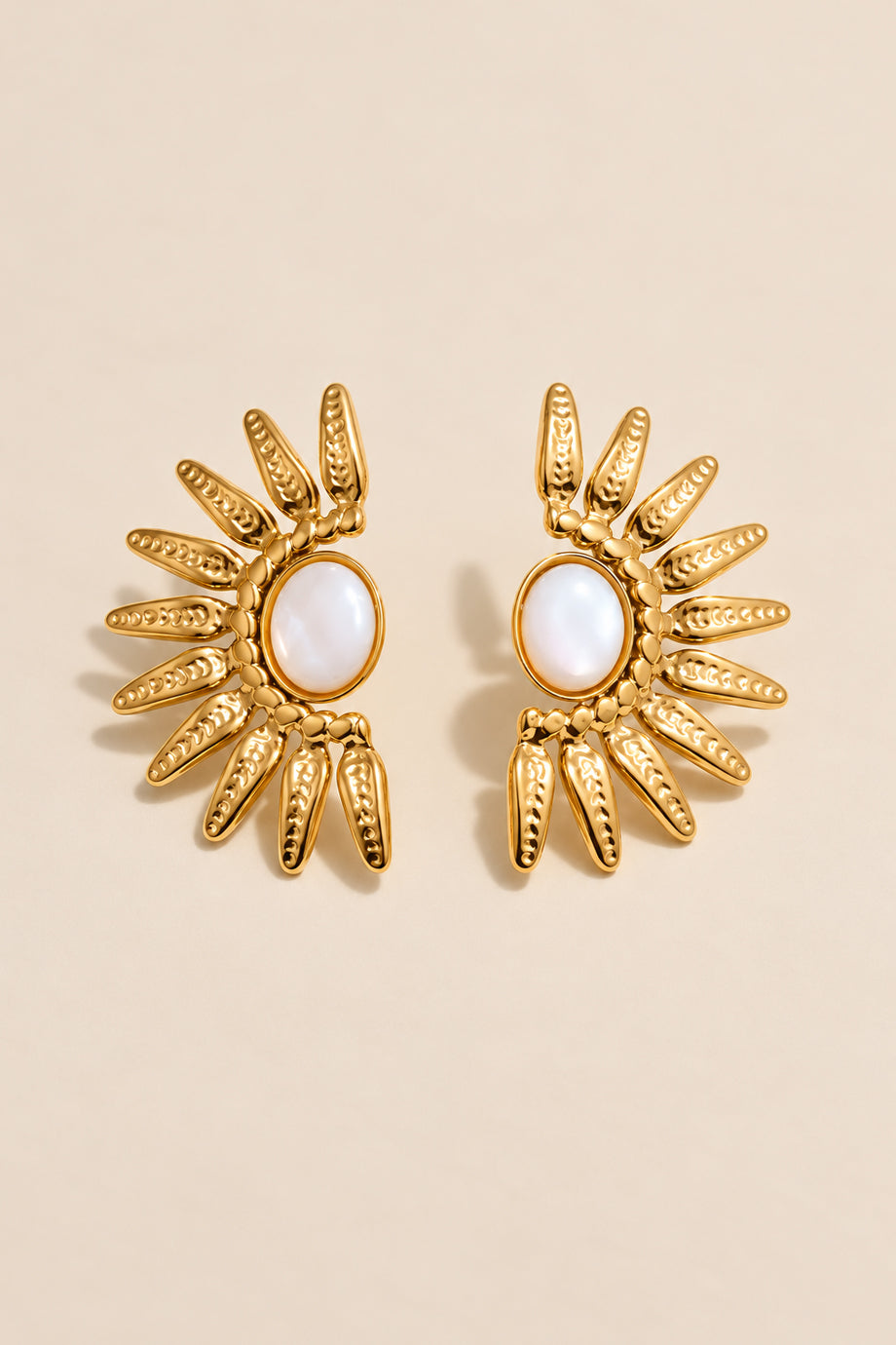 Nerissa Flower-shaped Earrings