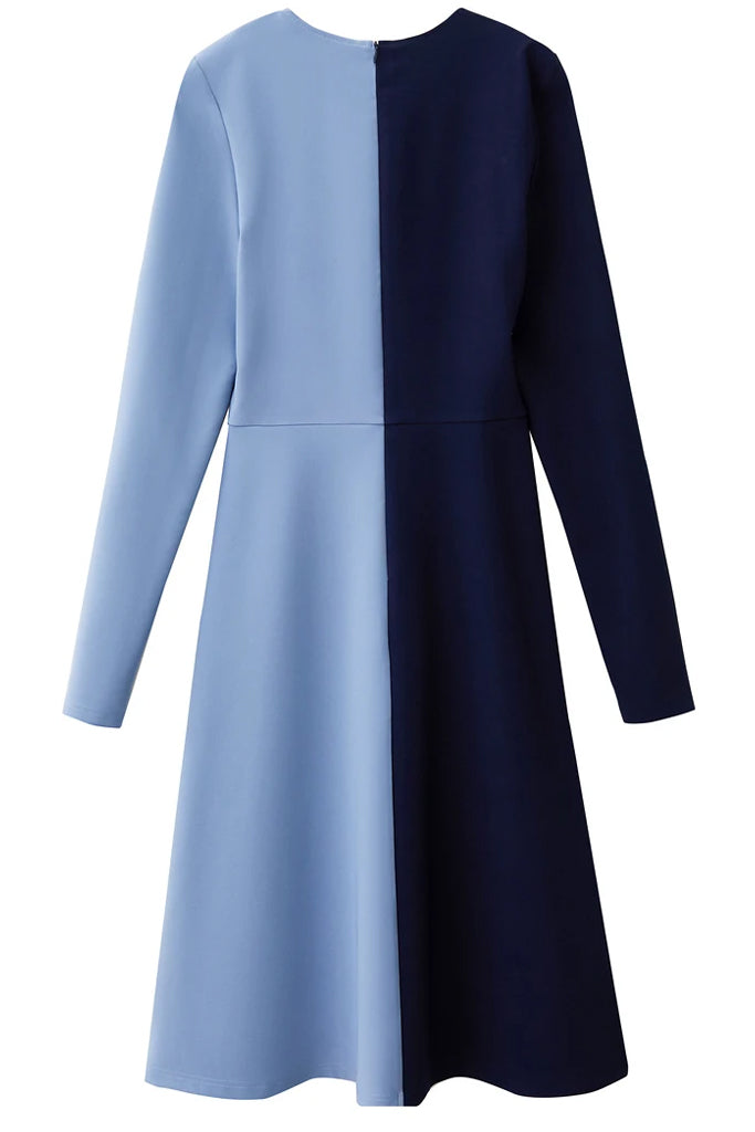 Roan Μπλε Γαλάζιο Φόρεμα | Φορέματα - Dresses | Roan Blue Patchwork Dress