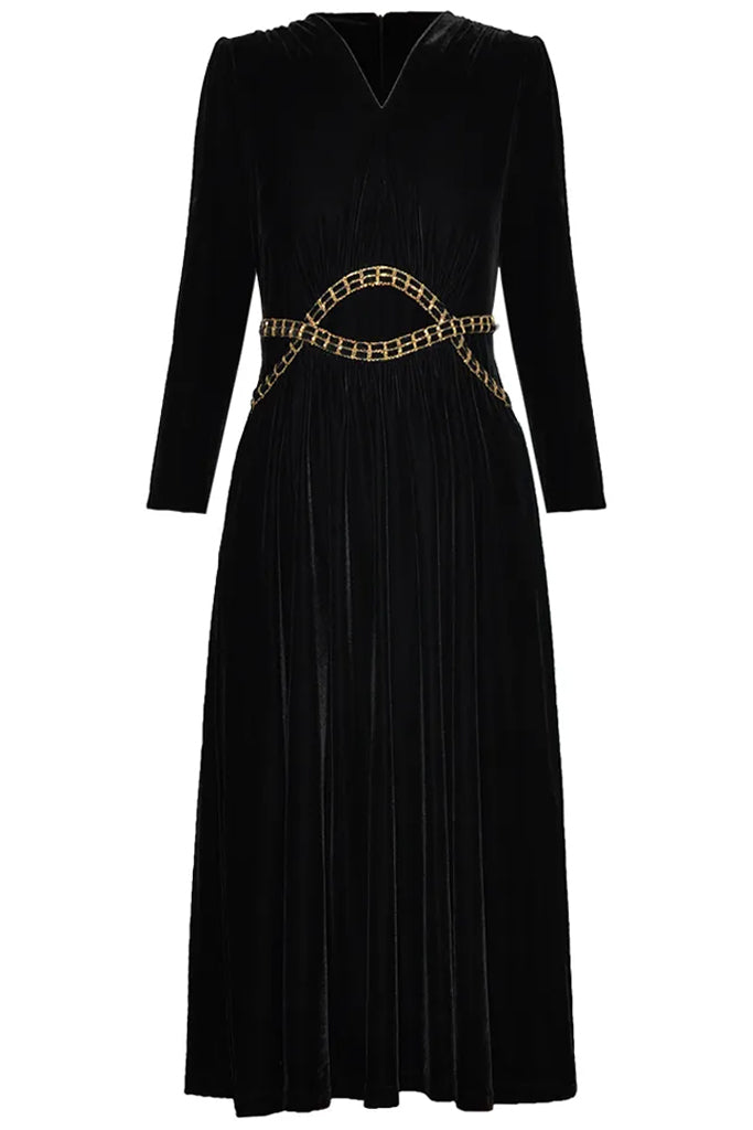 Guipure Βελούδινο Φόρεμα | Φορέματα - Dresses | Guipure Velvet Dress