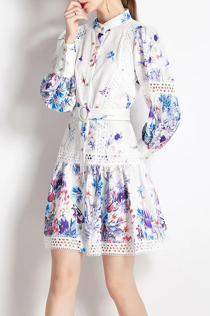 Erdinia Πολύχρωμο Φλοράλ Εμπριμέ Φόρεμα | Φορέματα - Dresses | Erdinia Multicolor Floral Printed Dress