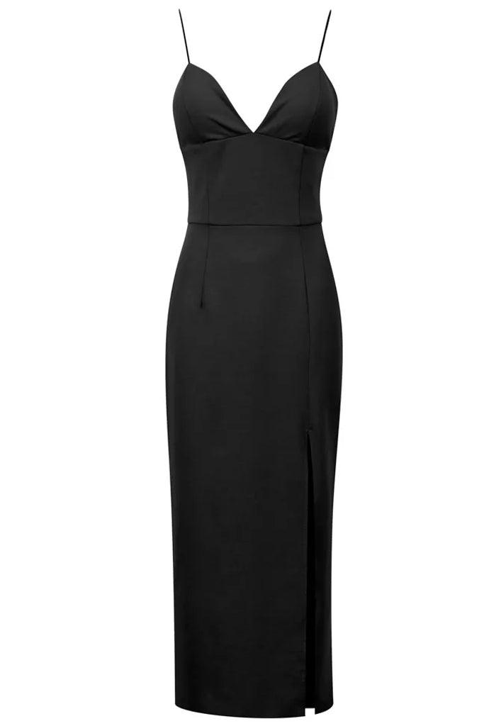 Alma Εφαρμοστό Φόρεμα με Τιράντες | Φορέματα - Βραδινά - Evening Dresses| Alma Midi Slip Dress