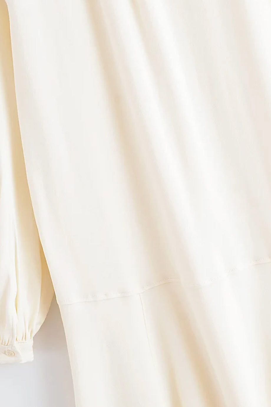 Ecru Μίντι Φόρεμα με Σχέδιο Δεσίματος στο Λαιμό | Φορέματα - Casual Dresses | Ecru Midi Dress with Tie-Neck Detail