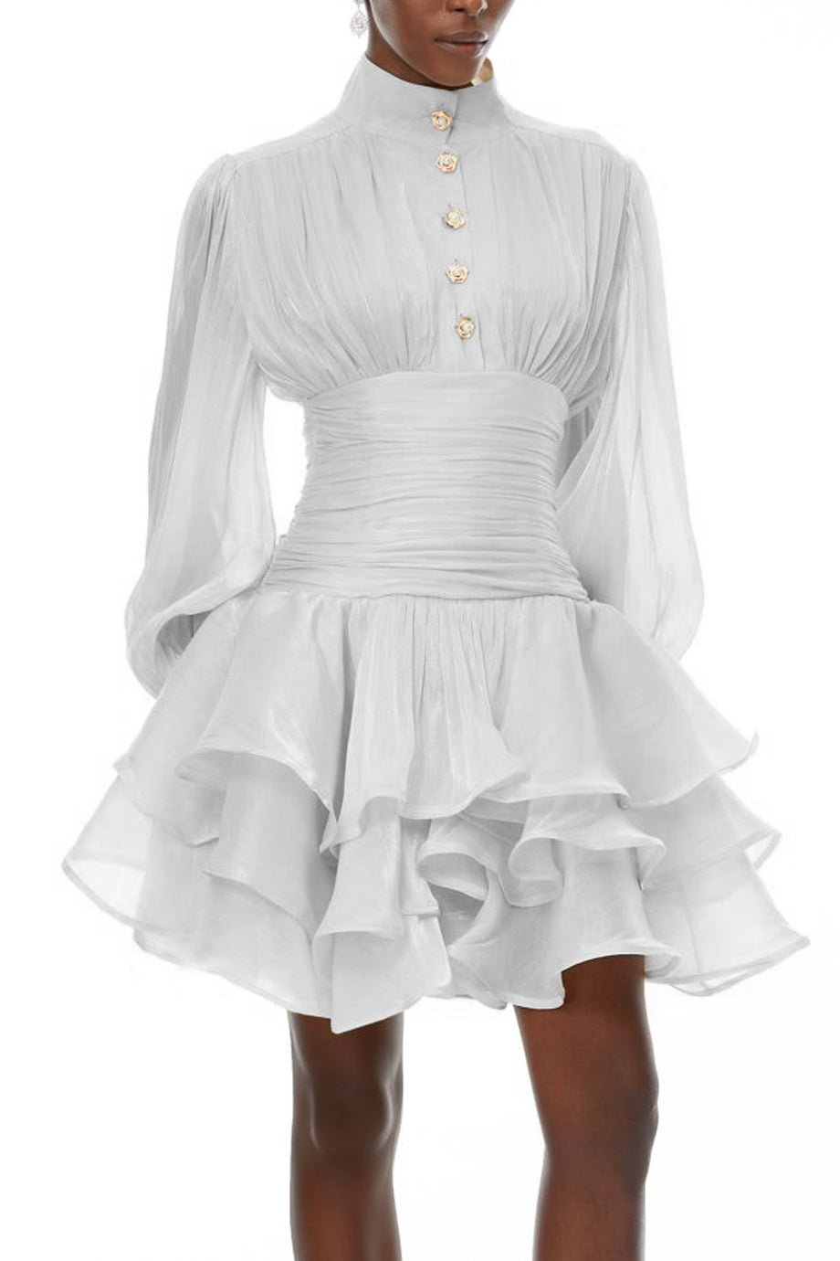 Virelle Φόρεμα με Βολάν | Βραδινά Φορέματα Evening Dresses | Virelle Flared Mini Dress