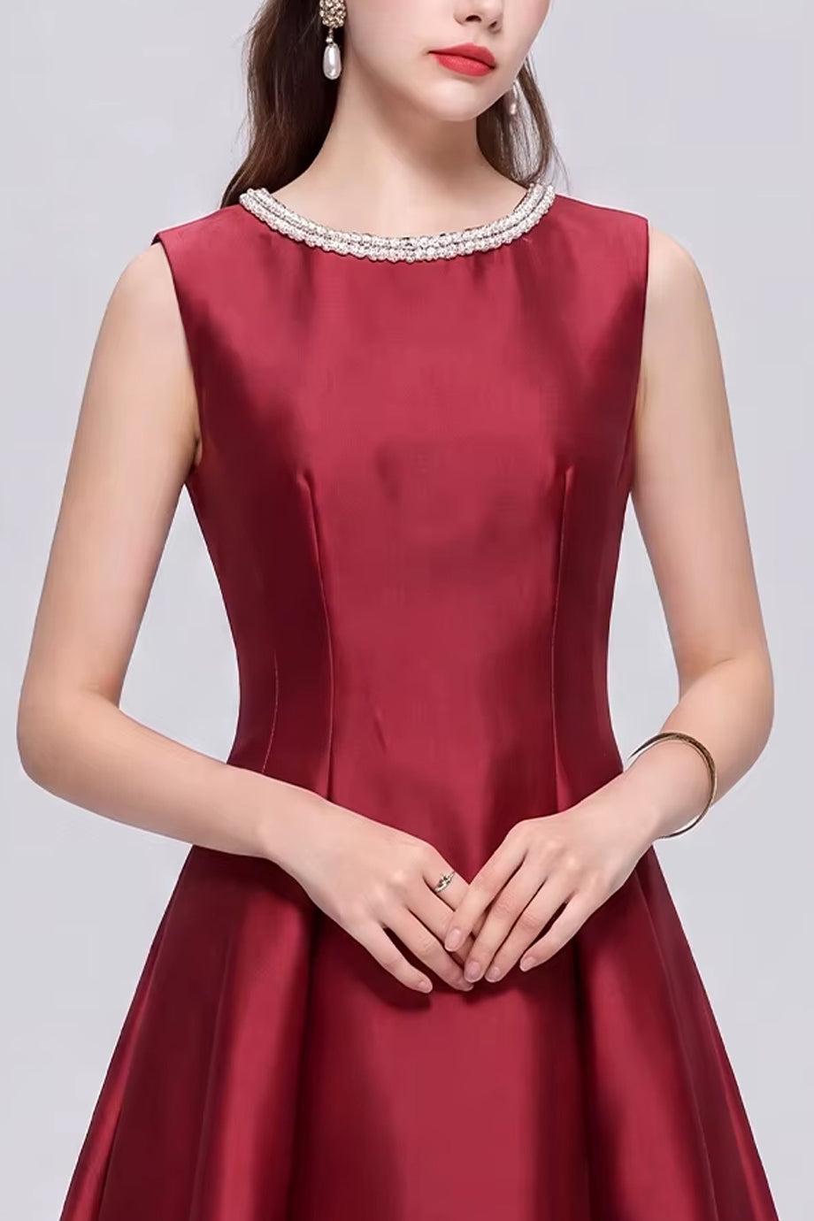 Nuriaty Midi Satin Dress