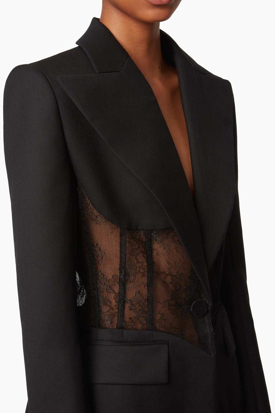 Melvane Σακάκι με Δαντελένια Λεπτομέρεια | Σακάκια - Blazers | Melvane Blazer with Lace Detail