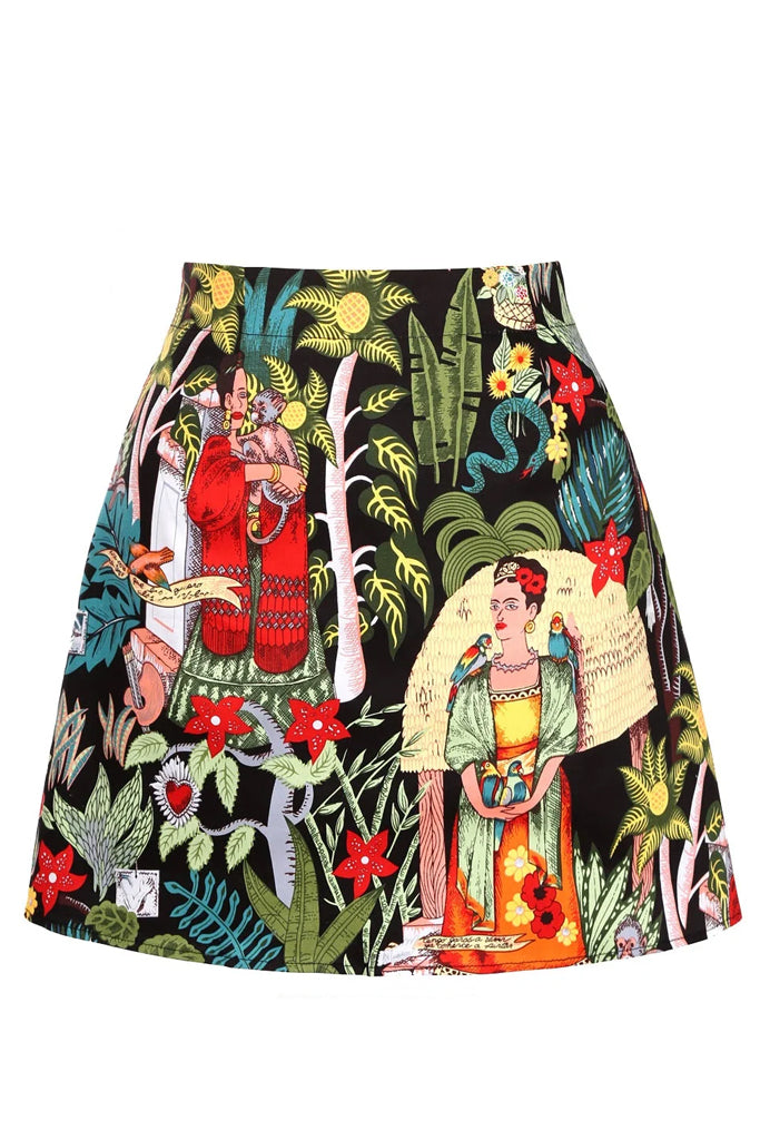 Ancient Kingdom Πολύχρωμη Μίνι Φούστα | Φούστες Skirts | Ancient Kingdom Multicolor Printed Skirt