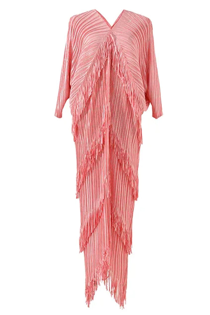 Garbo Μακρύ Φόρεμα με Φούντες | Φορέματα - Dresses | Garbo Tassel Tiered Long Dress