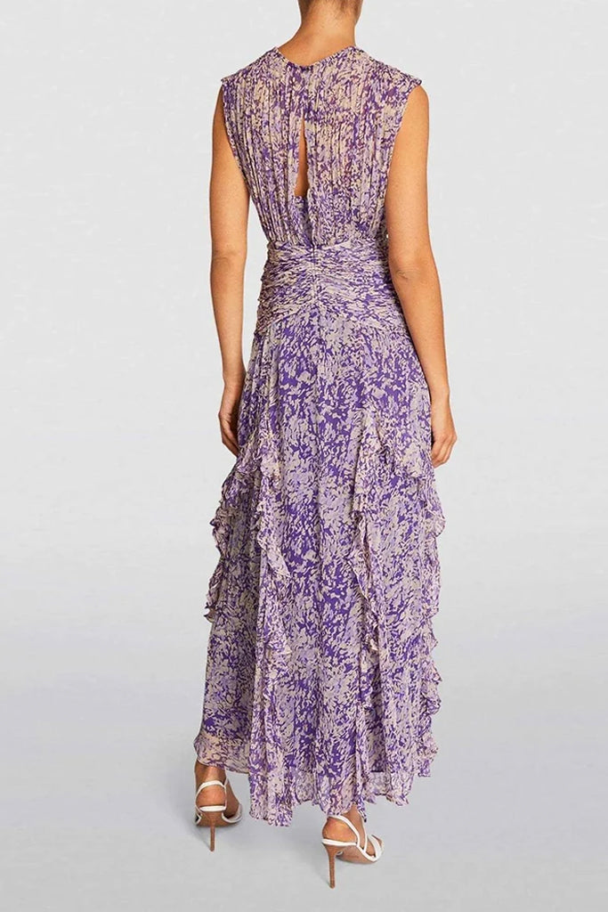 Luella Μωβ Φόρεμα με Βολάν | Φορέματα - Dresses | Luella Purple Ruffled Dress