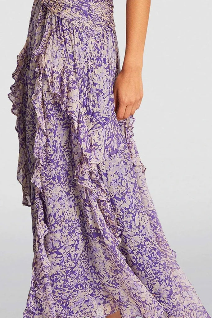 Luella Μωβ Φόρεμα με Βολάν | Φορέματα - Dresses | Luella Purple Ruffled Dress