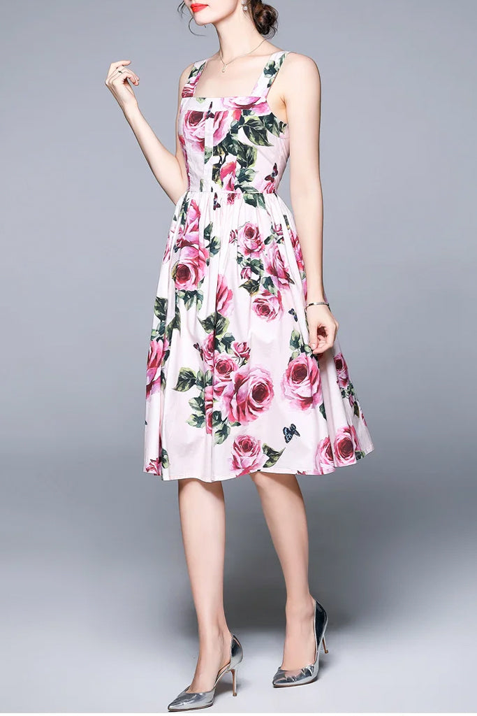 Dolyna Ροζ Φλοράλ Φόρεμα | Φορέματα - Dresses | Dolyna Pink Floral Dress