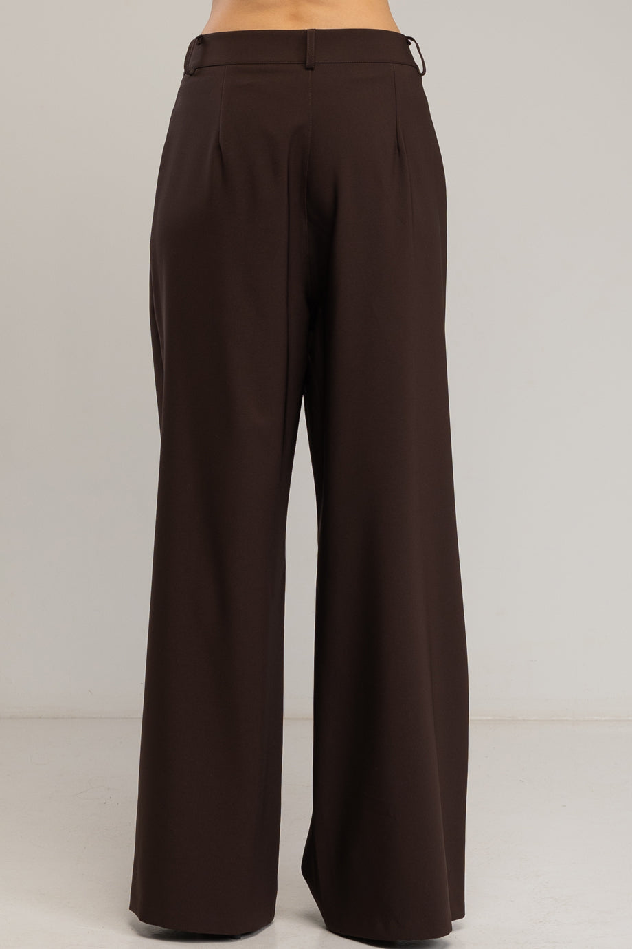 Elayne Φαρδύ Παντελόνι με Ίσια Γραμμή | Παντελόνια Trousers - Pants | Elayne Wide Pleated Trousers with Straight Cut