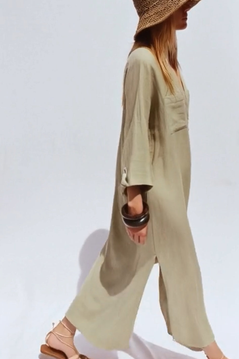 Sierra Φόρεμα Πουκαμίσα με Κουμπιά