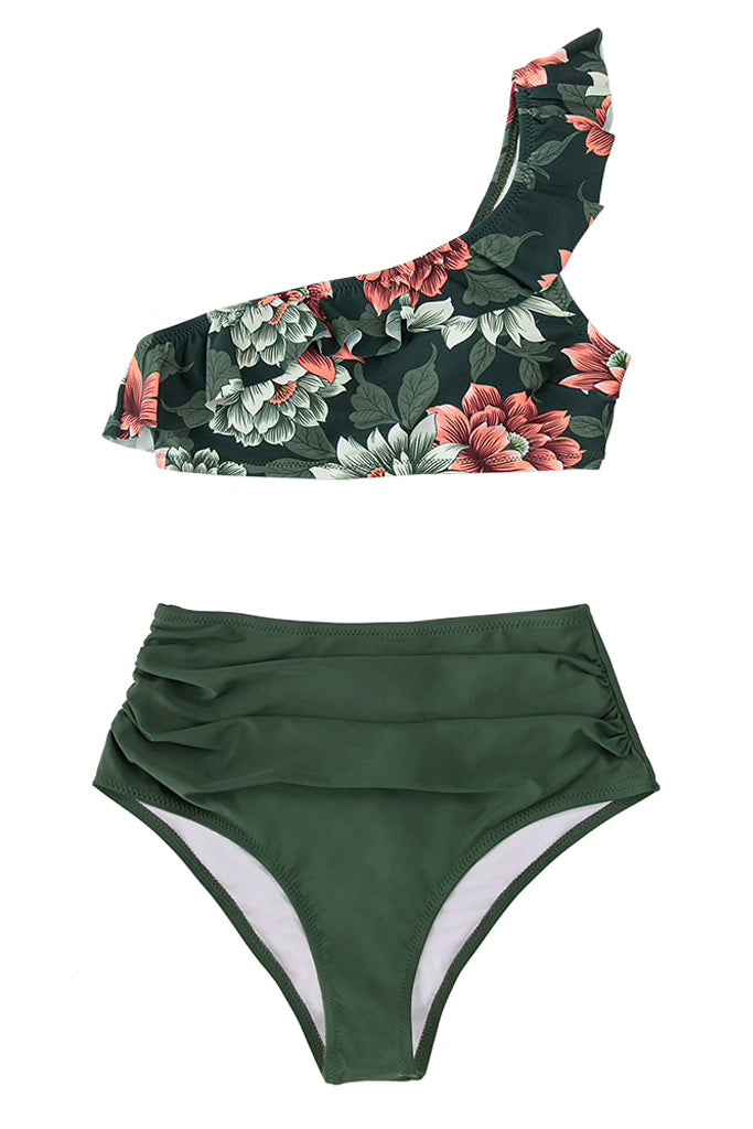 Dulce Πράσινο Φλοράλ Μπικίνι Μαγιό | Γυναικεία Μαγιό - BeachwearDulce Πράσινο Φλοράλ Μπικίνι Μαγιό | Γυναικεία Μαγιό - Beachwear