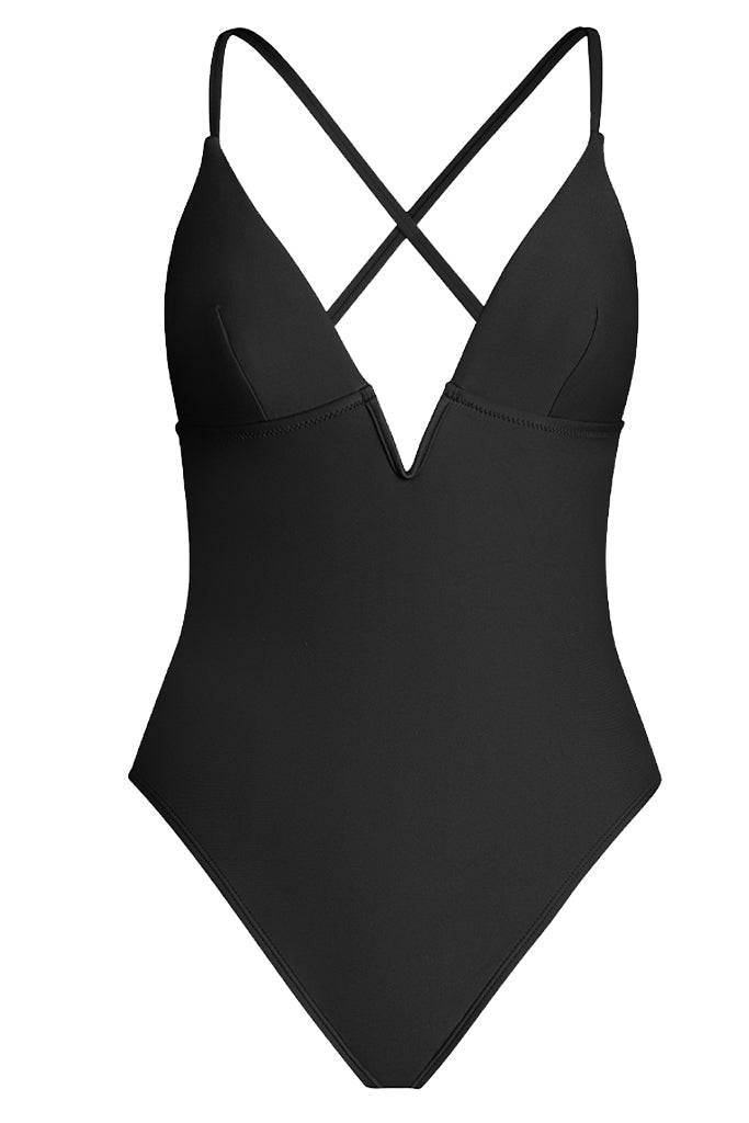 Jacey Μαύρο Ολόσωμο Μαγιό | Γυναικεία Μαγιό - Beachwear - Jacey Black One Piece Swimsuit