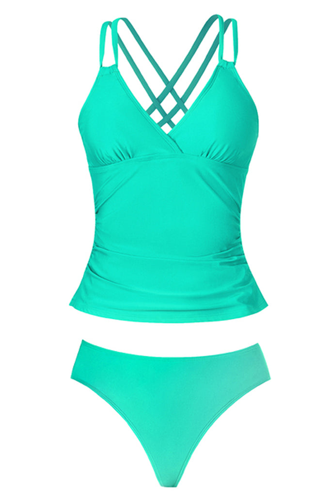 Cabot Bikini Swimwear with Long Tankini Top