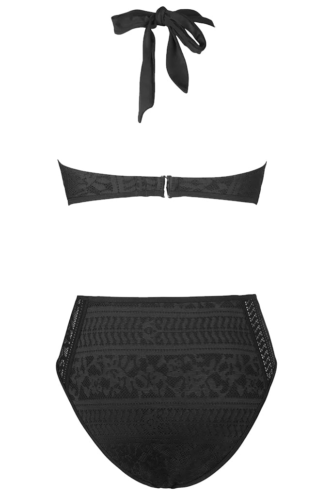 Padme Μαύρο Μπικίνι Μαγιό με Δαντέλα | Γυναικεία Μαγιό - Μπικίνι - Beachwear