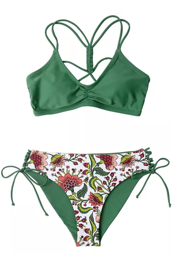 Stormi Πράσινο Μπικίνι Μαγιό Διπλής Όψης | Γυναικεία Μαγιό - Beachwear - SWEET & SALTY