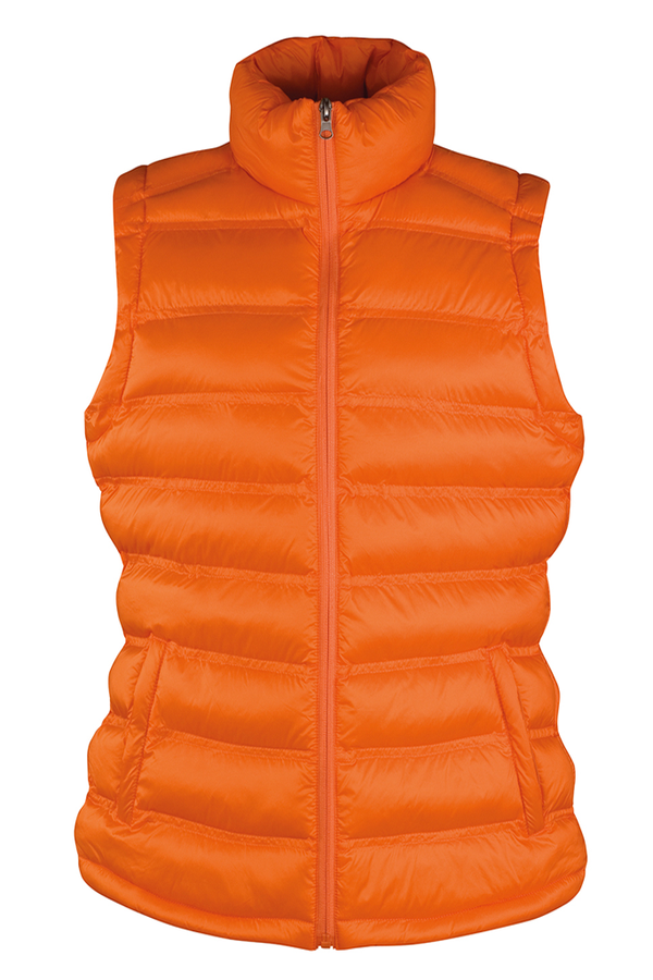 Galberta Πορτοκαλί Θερμικό Αμάνικο Μπουφάν | Γυναικεία Ρούχα - Μπουφάν