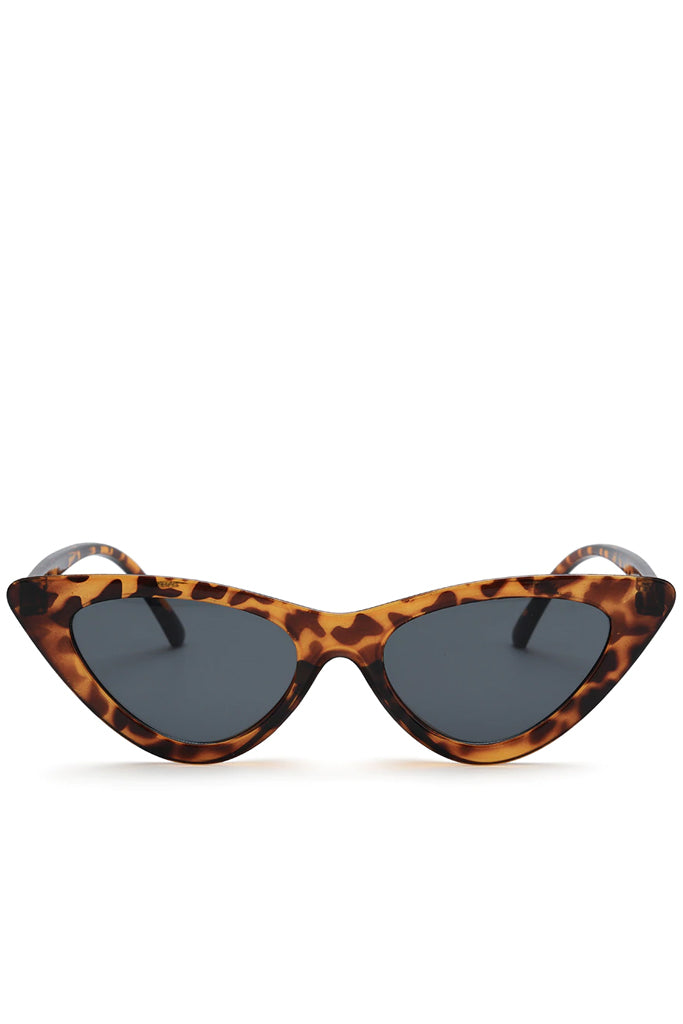 Mael Cat-Eye Καφέ Fashion Γυαλιά Ηλίου με Animal Print | Γυναικεία Γυαλιά Ηλίου - Regardez