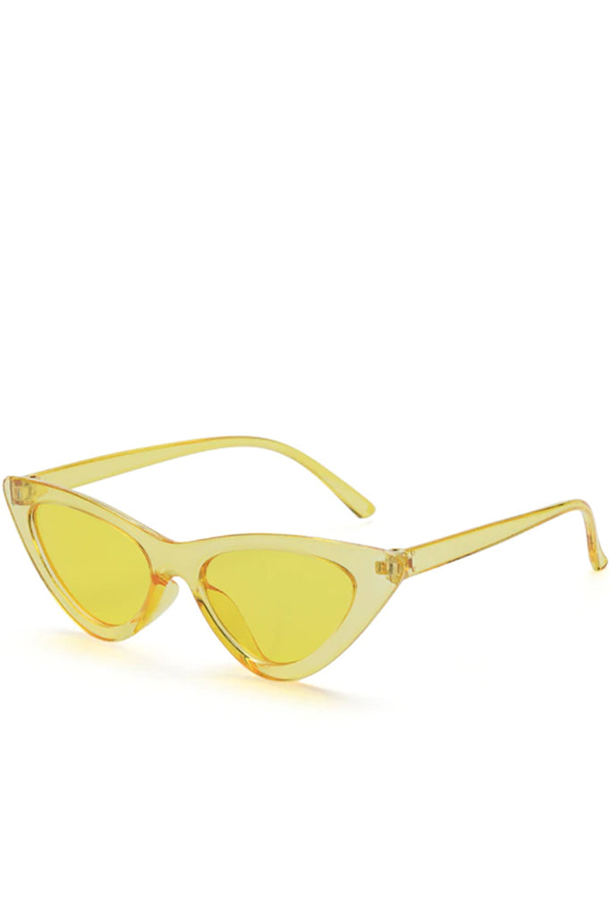 Mael Cat-Eye Κίτρινα Διάφανα Fashion Γυαλιά Ηλίου | Γυναικεία Γυαλιά Ηλίου - Regardez