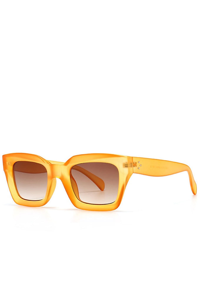 Athalia Κεχριμπαρί Oversized Fashion Γυαλιά Ηλίου | Γυναικεία Γυαλιά Ηλίου - Regardez