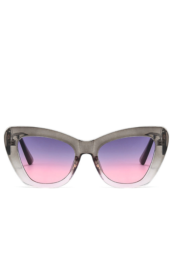 Mirella Γκρι Oversized Cat Eye Fashion Γυαλιά Ηλίου | Γυναικεία Γυαλιά Ηλίου - Regardez Mirella Grey Oversized Cat Eye Fashion Sunglasses