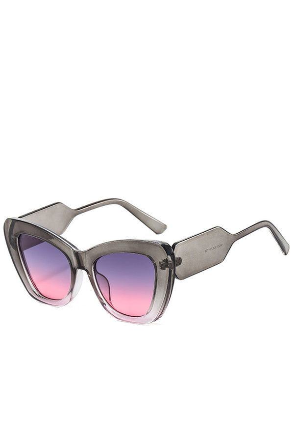 Mirella Γκρι Oversized Cat Eye Fashion Γυαλιά Ηλίου | Γυναικεία Γυαλιά Ηλίου - Regardez Mirella Grey Oversized Cat Eye Fashion Sunglasses