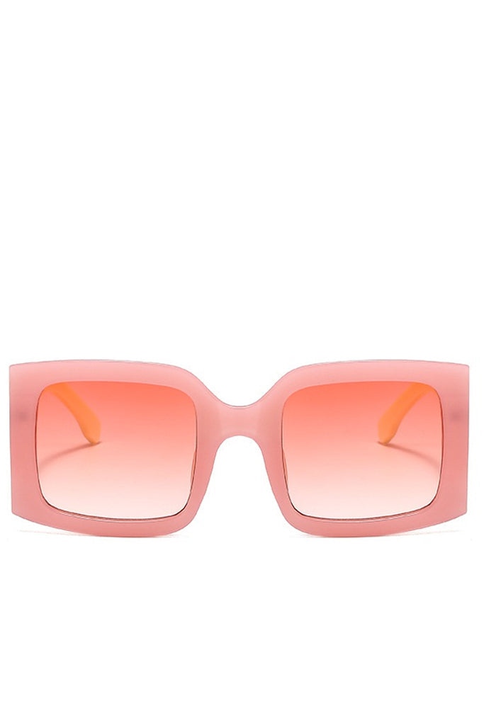 Selonty Ροζ Tετράγωνα Oversized Fashion Γυαλιά Ηλίου | Γυναικεία Γυαλιά Ηλίου - Regardez Selonty Pink Oversized Square Fashion Sunglasses