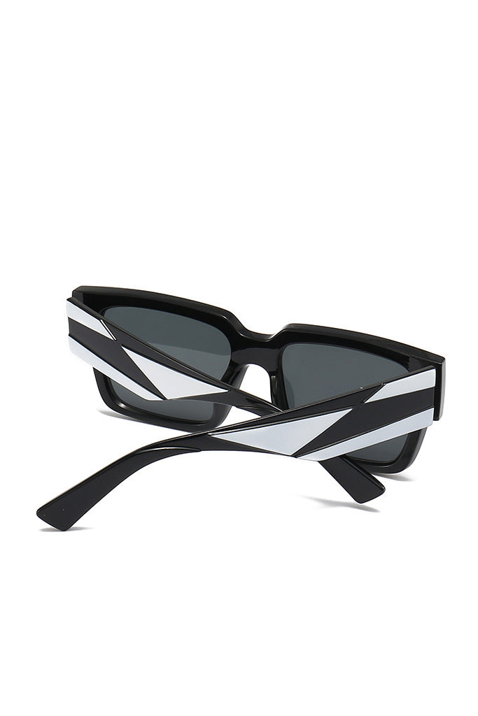 Unique Ασπρόμαυρα Fashion Γυαλιά Ηλίου | Γυναικεία Γυαλιά Ηλίου - Regardez Unique Black White Square Fashion Sunglasses